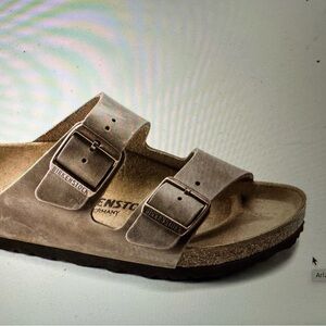 New Birkenstock Arizona Oiled Leather Sandals Sz 40 nubuck brown w 9 m 7 unisex